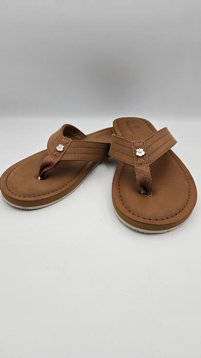 Tommy Bahama Shoes - Tommy Bahama Speedwell Sandals Women 9 Tan Thong Flip Flops NWT